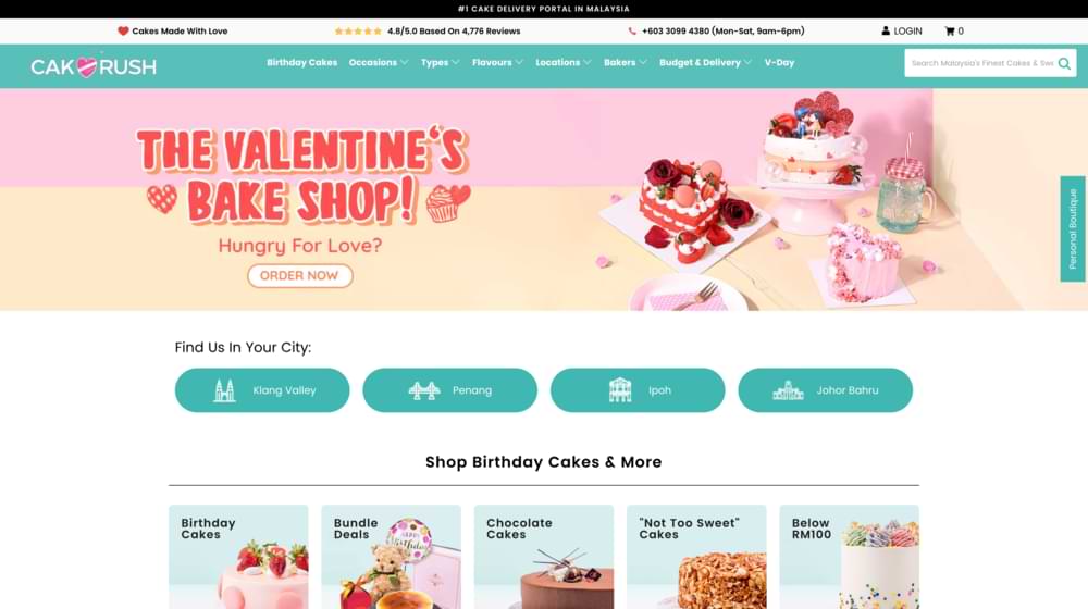 cake rush website