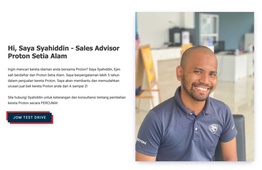 proton sales advisor syahiddin